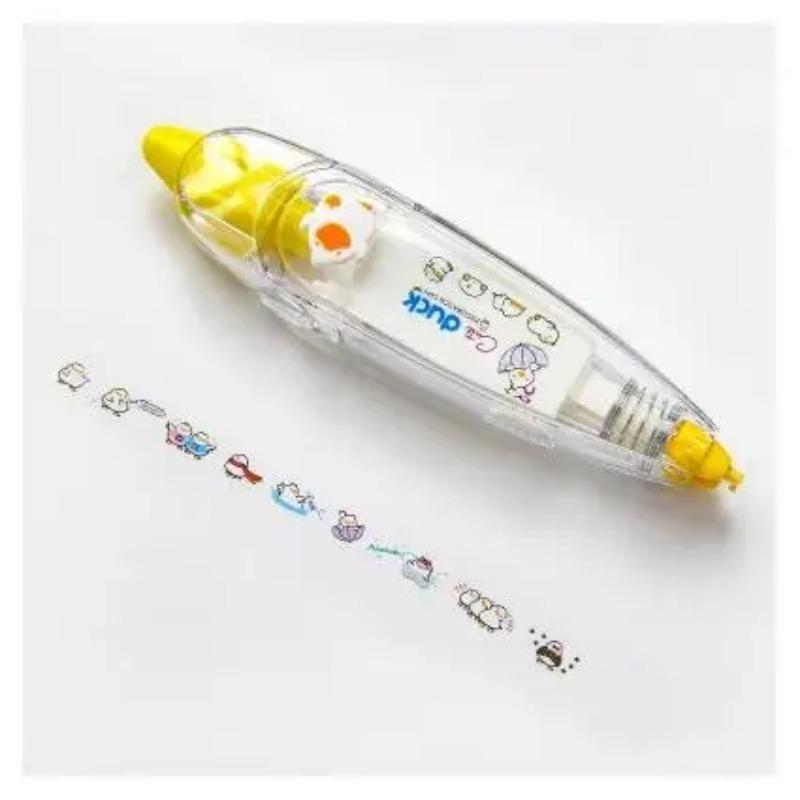 1 Pc Kawaii Animals Mechanical Decorative Correction Tape Corrector Diary Diy Journal Art Supplies Gift Accessories School