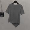 Women's Retro Short Sleeve T-shirt & Wide-Leg Pants Set