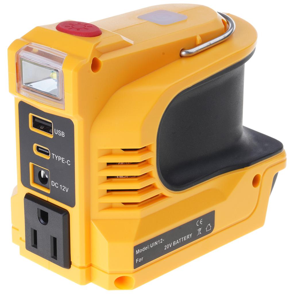 180W Power Inverter Featuring AC Outlet & USB Ports Portable Power Station Compact Battery Inverter for Portable Power