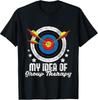 Group Therapy Inspiration - Archery Bowhunting T-Shirt for Enthusiasts