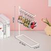 Keychain Jewelry Display Stand - Small Accessories Rack for Earrings, Bracelets, and Necklaces