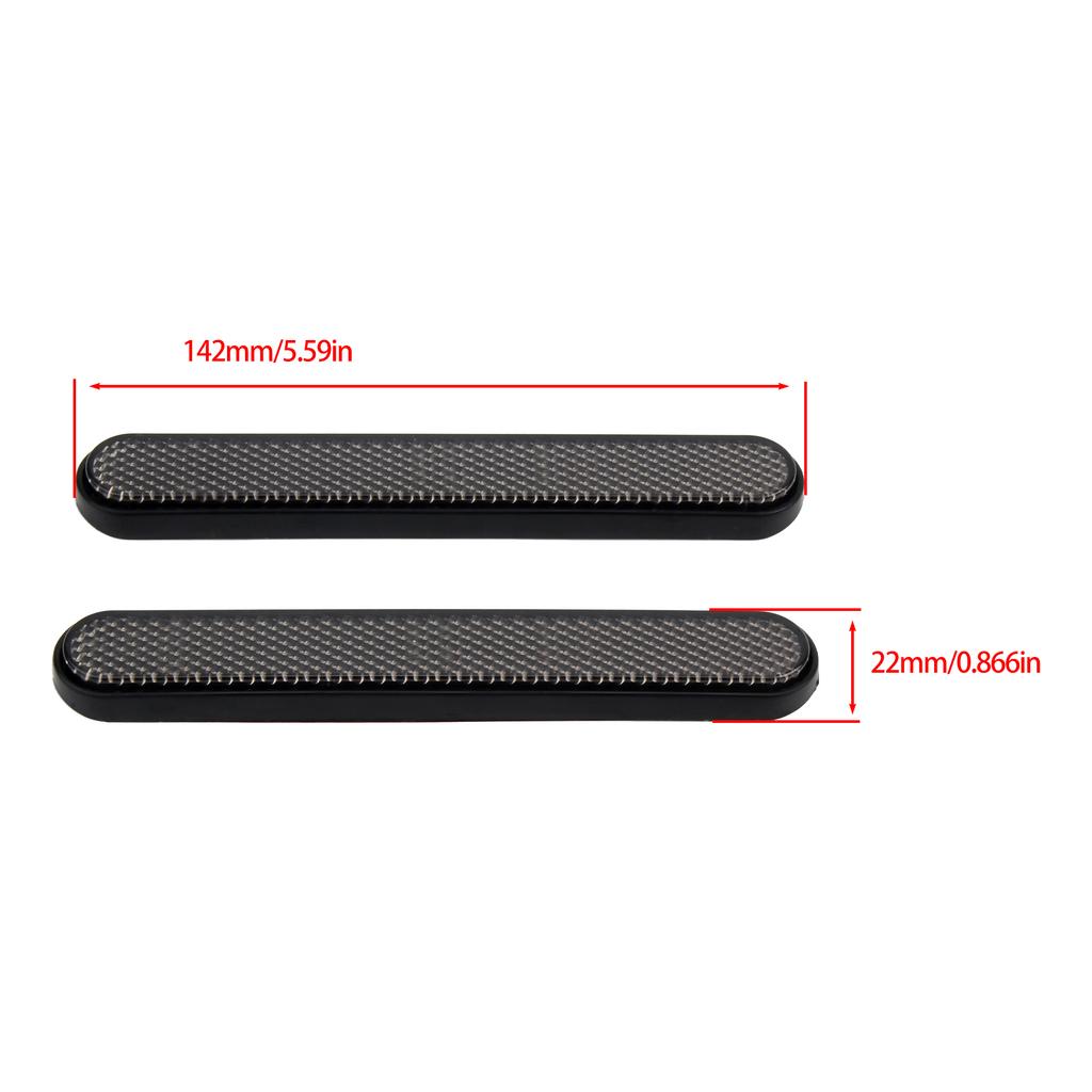Motorcycle Front Fork Reflector Sticker Lower Legs Slider Saddlebag Latch Cover Safety Warning For Harley Sportster XL Universal