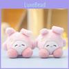 Mini Adorable Kirby Plushie Pendant With Rabbit Appearance For Backpack Decor