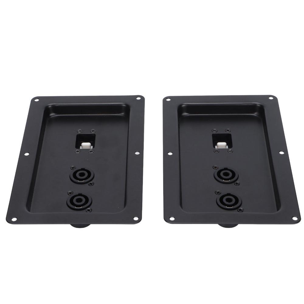 2PCS Iron Speaker Wiring Back Panel Audio Junction Box for 715 725 Stage Speakers Professional Stage