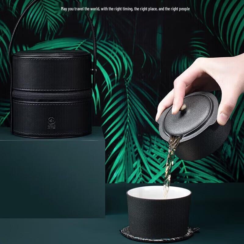 Edenus Single-Person Ceramic Travel Tea Set