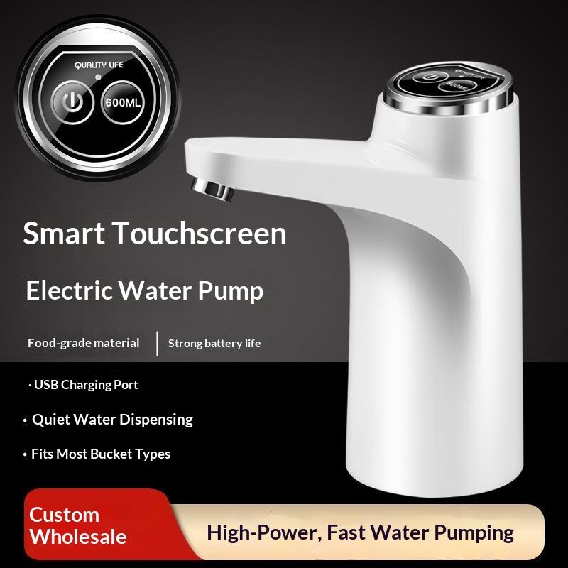 Automatic Water Dispenser Electric Water Pump Button Control Usb Charge Portable For Kitchen Office Outdoor Drink Dispenser