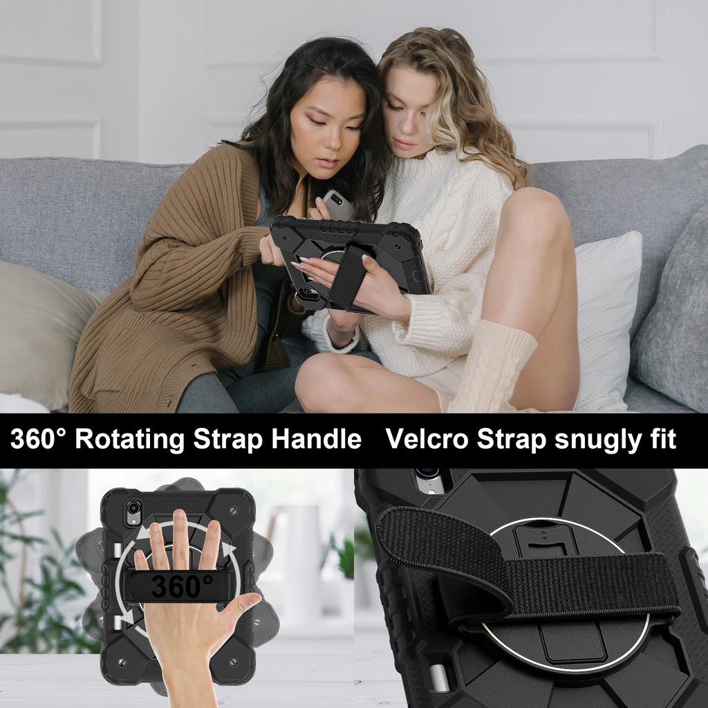 Proteção completa de 360 graus! Capa de tablet multifuncional para Apple iPad mini (2021),mini 6,mini (6),A2568 / iPad mini (2024),A2993, A2995