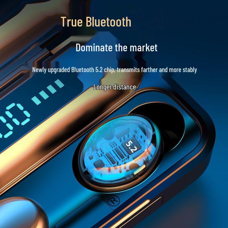 F9-5 Wireless Sport Bluetooth Earbuds: High-Quality Sound, Comfortable Fit, LED Display, Ultra-Long Battery Life