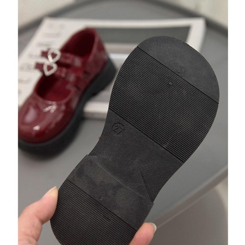 New Spring and Autumn Girls' Fashionable and Versatile Comfortable Soft-soled Leather Shoes