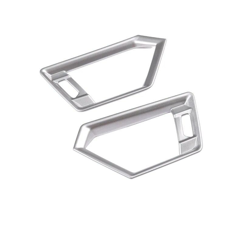 2PCS Car Center Console Front Air Outlet Vent Frame ABS Decoration Auto Interior Accessories For BMW 3 Series G20 G28 -21