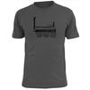 Herren König Georg Dampflokomotive Zug Bauplan T-Shirt