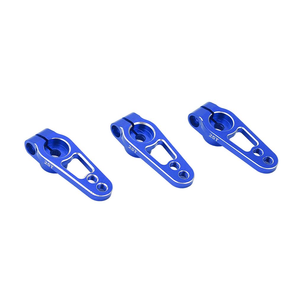 3pcsCelsiusset 25T Steering Servo Arms for 1Celsius10 Remote Control Car Aluminum Alloy Servo Arm