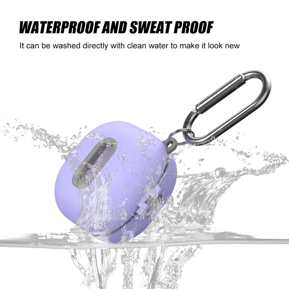 Portable Earphone Cover Case with Lanyard Carabiner Charging Box Holder Anti Fall Replacement for Samsung Galaxy Buds 2 Pro 2025