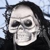 Screaming Motorized Ghost Hanging Prop LED Glowing Skeleton Animated Bar Decor Halloween KTV Prank Motion Activated