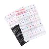1PC Music Electronic Piano Keyboard Note Stickers Piano Keyboard Stickers For 37 49 54 61 88 White And Black Keys