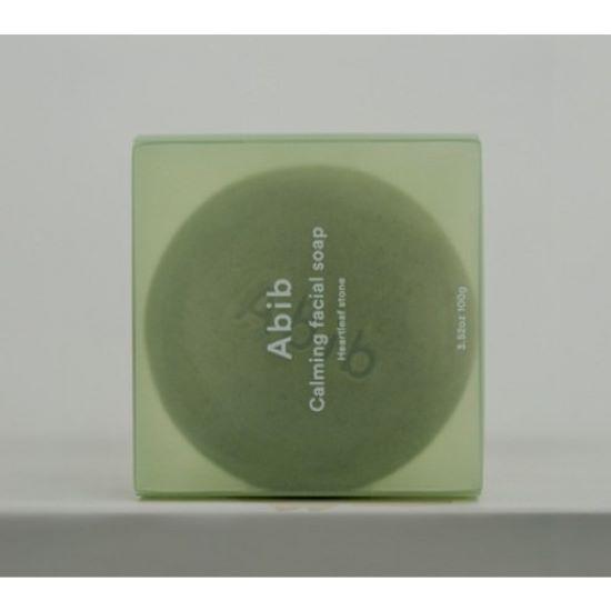 Abib Calming Facial Soap Heartleaf Stone Gentle Cleansing Bar 100g