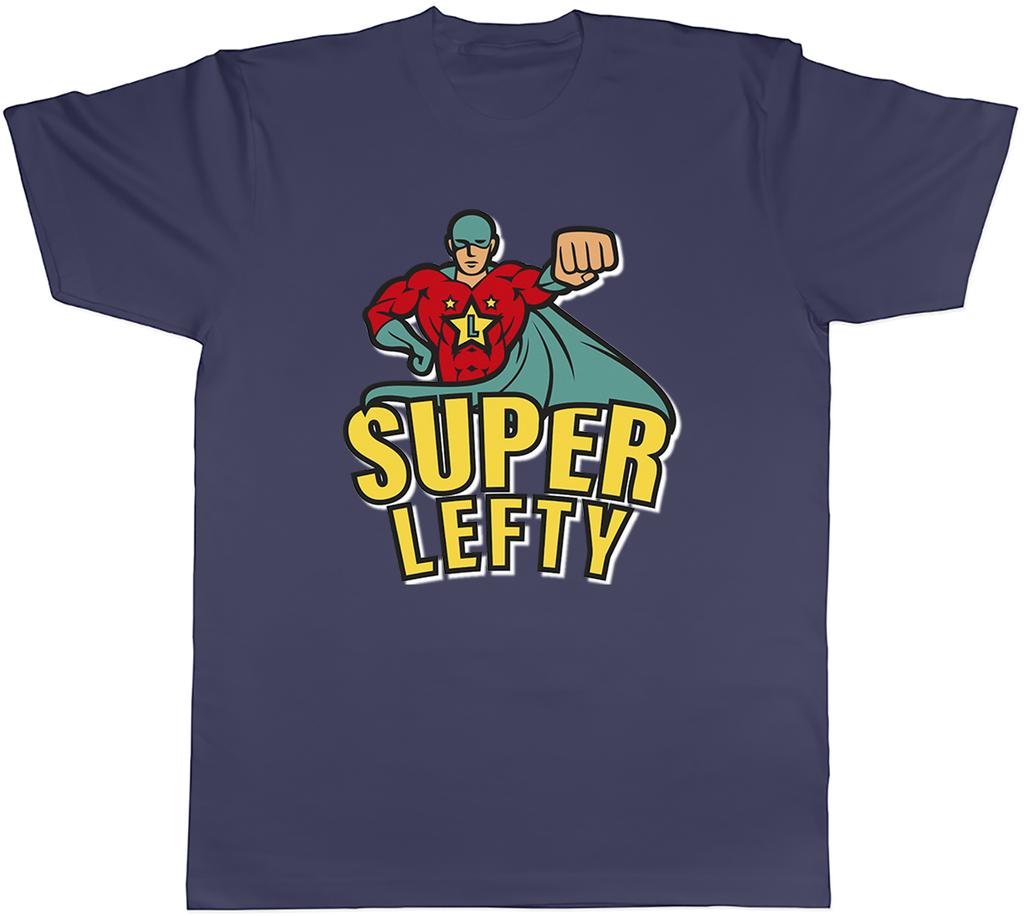 Super Lefty Unisexs TShirt Left Handed Superhero Tee Gift