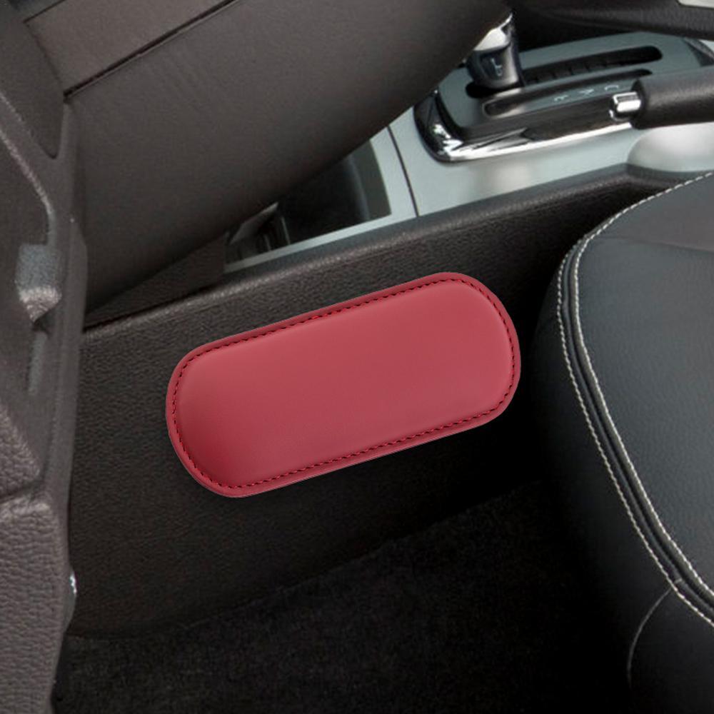 Car Arm Rest Elbow Pads Elbow Leg Support Cushion Car Knee Cushion Soft Leather Elbow Rest Pillow For Car