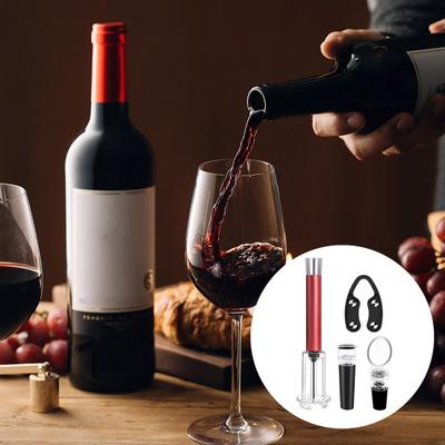 Bottle Opener Pneumatic Automatic Cork Remover with Foil Cutter Wine Pourer And Vacuum Stopper Wine Tasting Tools