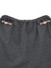 Hety Waffle Rose Cotton Skirt (Charcoal)