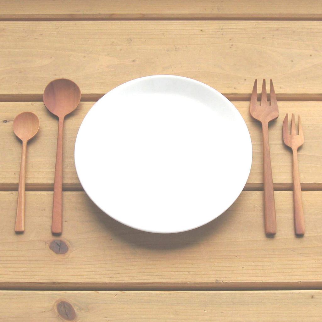 Nagao Sao No Ki Dinner Cutlery Set of Nature 4, Wooden,