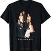 Friends Classy T Shirt Vintage Washed Top For Everyday Wear Slightly Breathable Soft Casual Streetwear Homme Unisex