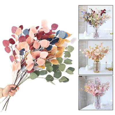 1 STKS Kunstmatige Eucalyptus Takken Nep Eucalyptus Bladeren Nep Plant Decoratie Voor Huis Bruiloft Kleurrijke Eucalyptus Decor Flo L7Z9