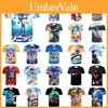 Levendig Sonic The Hedgehog Geprint T-shirt Voor Kinderen Met Korte Mouwen En Comfortabele Pasvorm