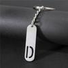 NEW DIY Stainless Steel A-Z Letters Key Chain 26 Alphabet Charm Metal Keyring Men Women Car Key Ring Unique Gift