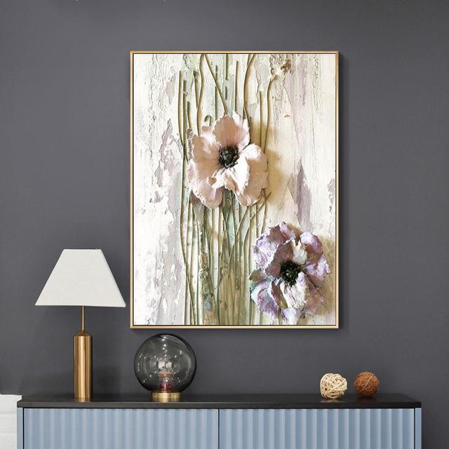 Art Scandinavian Flower Poster Home Decor Canvas Painting Wall Art Posters And Prints Wall Pictures For Living Room Decoration