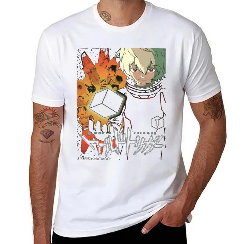 World Trigger- Yuma Kuga-T Shirt for A Boy Clothes Anime Clothes Mens Cotton T Shirts Top Men Women Clothings Oversized T Shirt