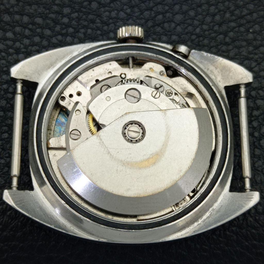 JAPAN VINTAGE RICOH R31 AUTOMATIC MENS WHITE COLOR DIAL WATCH A701929-5 R207-a701929