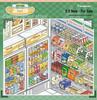 Tirado 3D Landscaping Stickers: Miniature Supermarket Shelves Collection 8.0