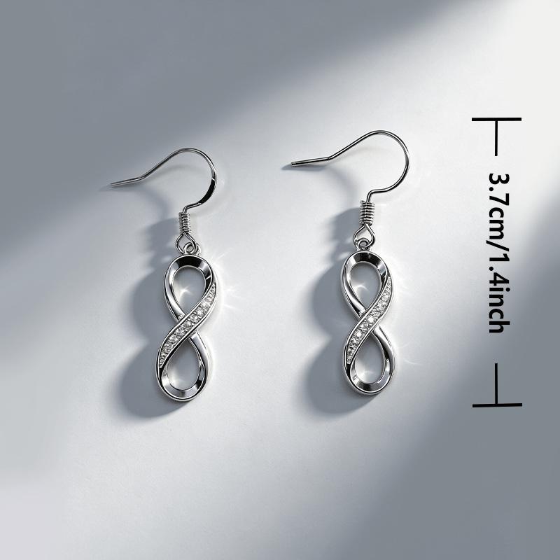 Infinity Symbol 8-Shaped Earrings - Versatile and Stylish Jewelry for Women