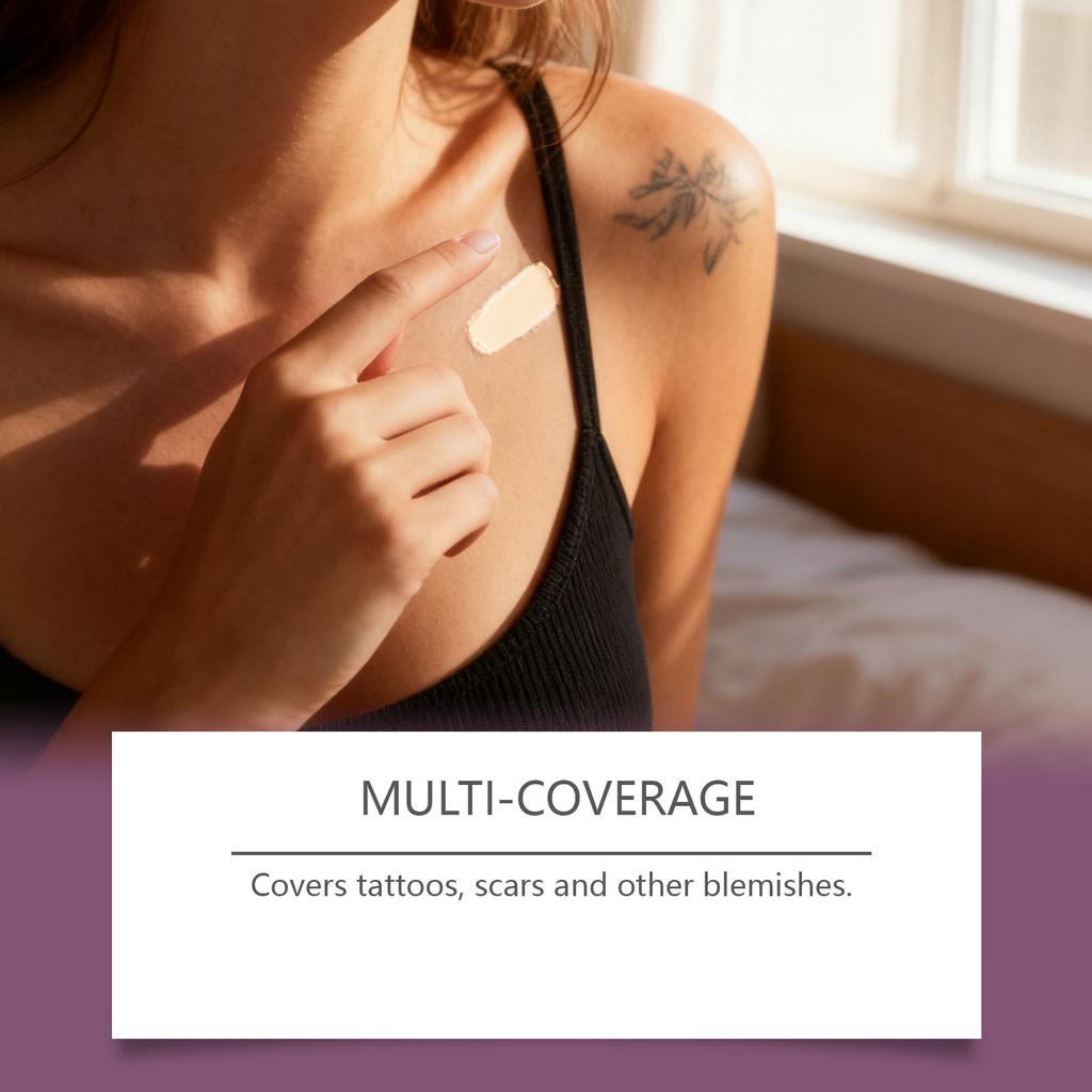 Tattoo Abdeckungs-Kit Natürlicher Full-Coverage Körper-Concealer für vielseitige Anwendung