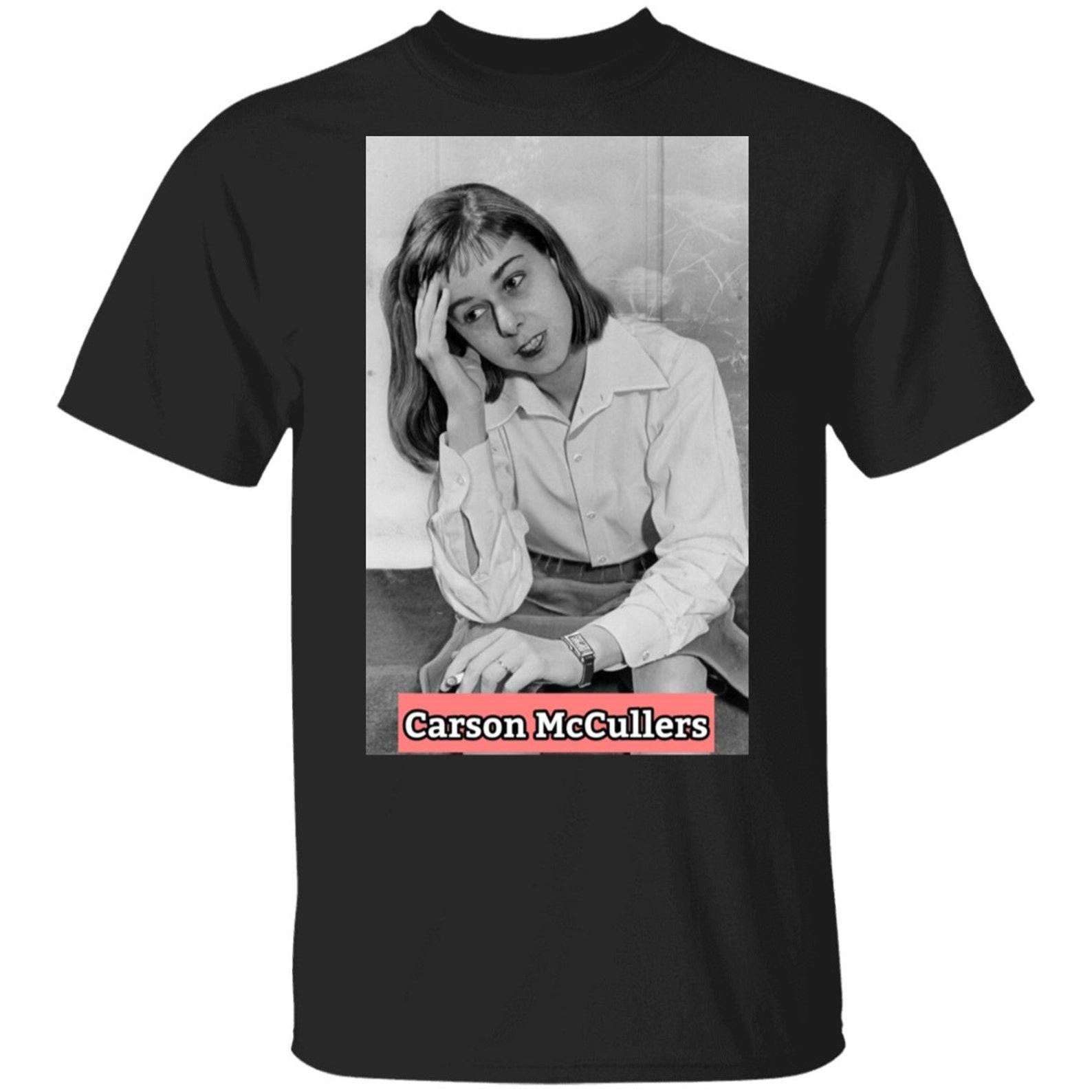 Carson McCullers American Female Southern Fiction Writer Author Portrait G500 5.3 oz. T shirt XL