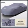 Housse de voiture universelle en tissu rouge extensible pour Salon Auto Show Dévoilement
