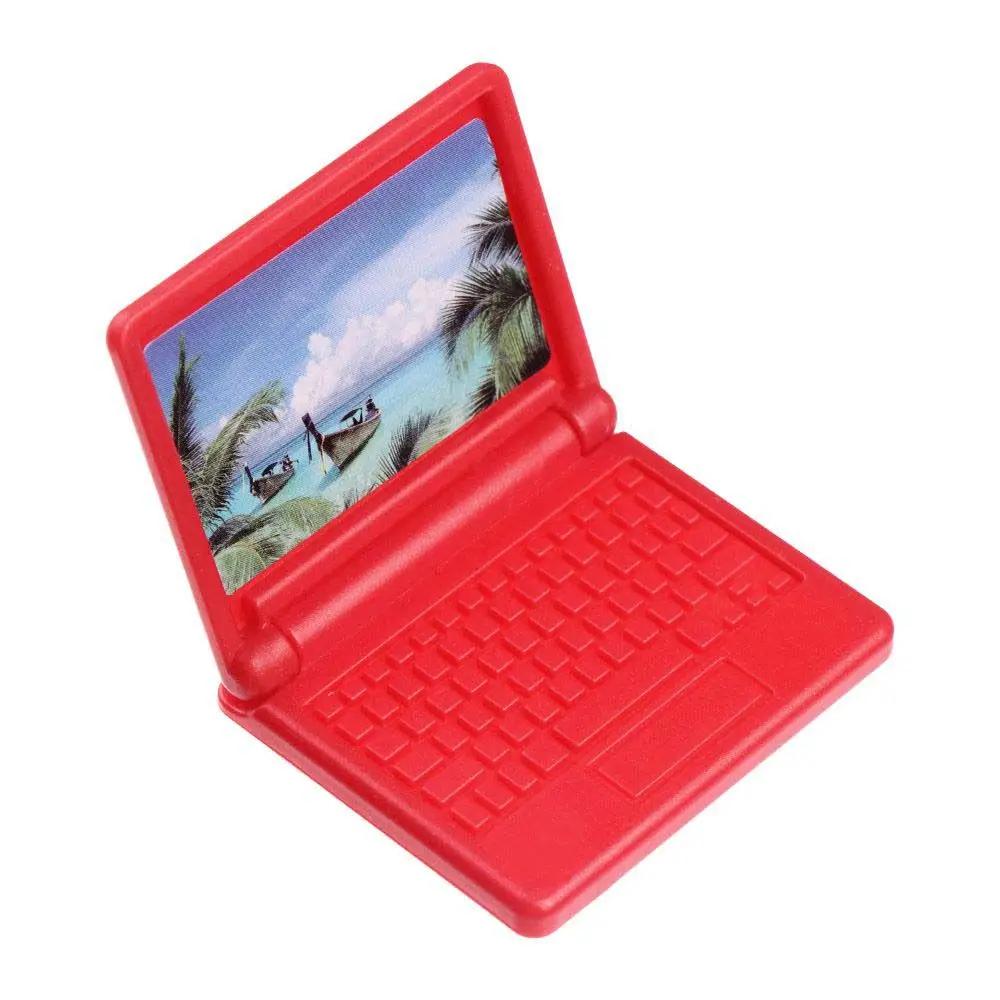 Creative Dollhouse Furniture Simulation Laptop Computer Miniature Dollhouse Decor Crafts Dollhouse Miniature Doll Accessories