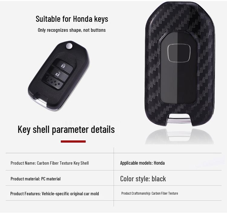Honda Crider, Jade, Accord, Spirior, CRV, Civic, Crosstour Key Case
