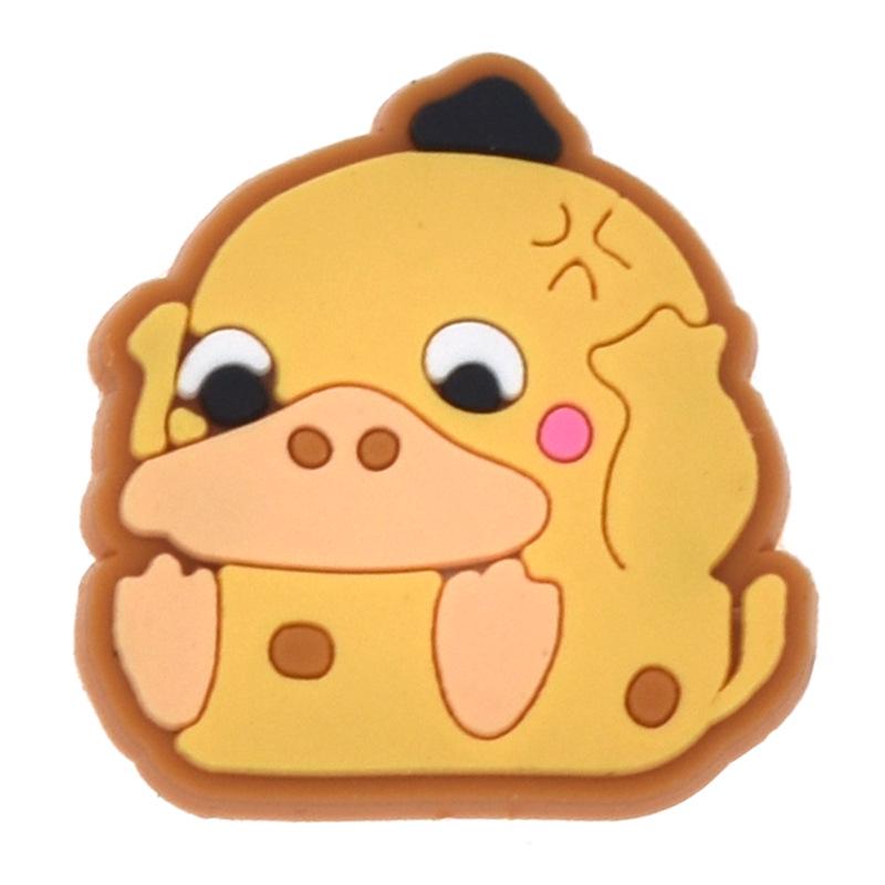 Pikachu PVC Shoe Charms - Soft Rubber Decorative Buckles for Crocs