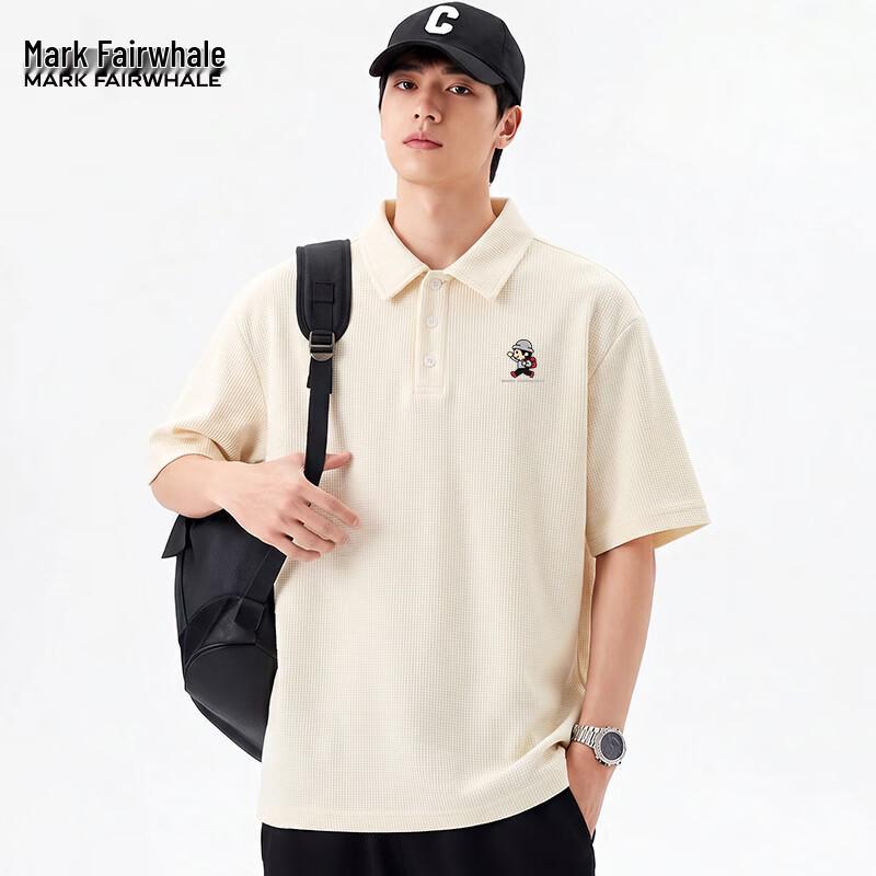 Mark Fairwhale Men s Waffle Knit Polo Shirt 3XL