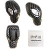 ruihe Car Gear Shift Knob Cover Carbon Fiber Color Sticker Trim Fit for Ford Focus Fiesta Fusion Escape C-Max Transit-150 Transit-250 Transit-350
