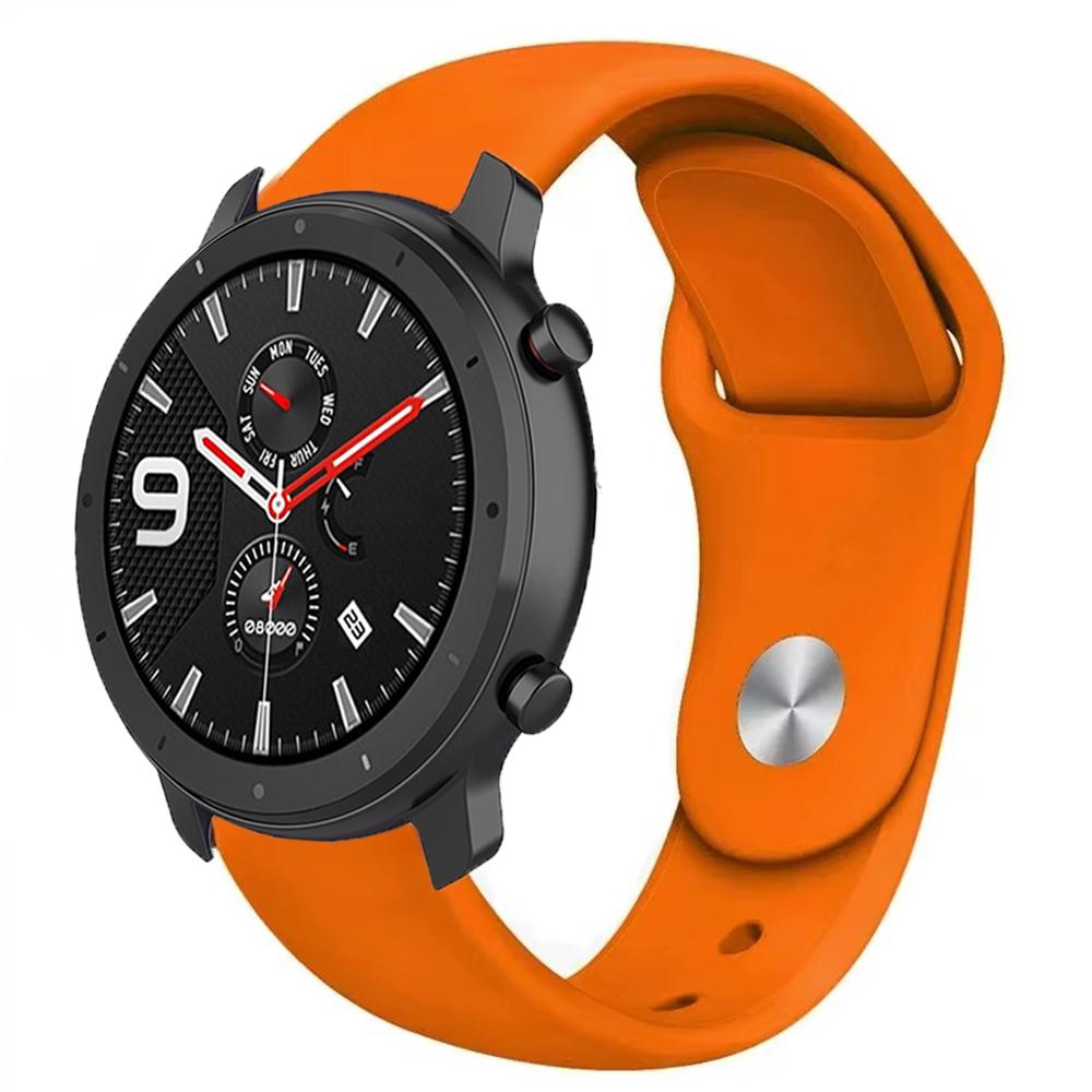 22mm 20mm Silicone Strap for Amazfit GTR 47mm/Balance 2 1/Bip 6 5/GTR 3pro Sport Bracelet for Amazfit Active 2/GTS 4 Mini 3 Band