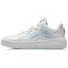 Li Ning Wave Superwave LO Slip Resistant Breathable Lightweight Abrasion Resistant Skateboard Shoes Women's White Blue AECR004-3