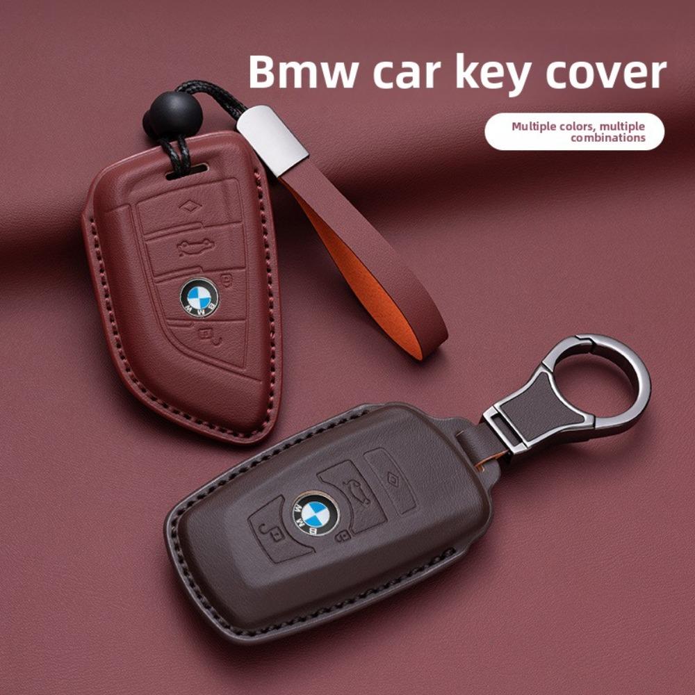 Premium Nappa Leather Key Case for BMW 3 Series 1 5 Series I3 X1 X3 X5 IX3 530 Exact Fit