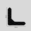 Non-slip carpet stickers for secure, traceless grip - washable, double-sided, no glue needed.