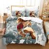 Baki Hanma Bedding Set Single Twin Full Queen King Size Bed Set Adult Kid Bedroom Duvetcover Sets 3D Print Anime Bed Sheet Set