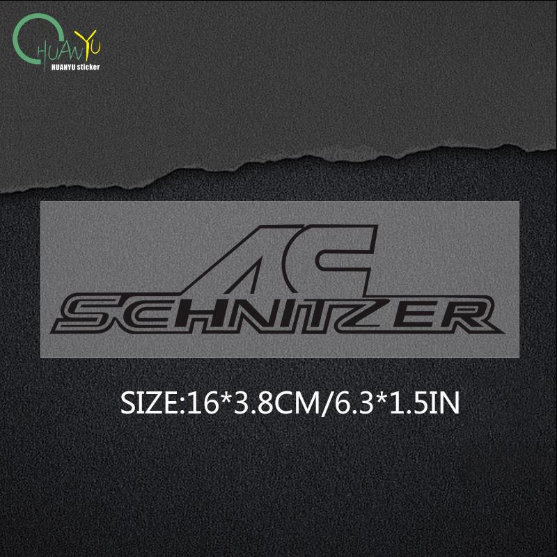 Auto Styling Auto Vinyl Aufkleber AC Schnitzer Fenster Auto Karosserie PVC Schnitzerei Aufkleber für X1 X3 X5 X6 3er 5er 7er Serie