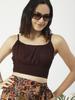 Moomaya Printed Summer Coord Set, 2 Pcs Set Crop Top with Palazzo Women