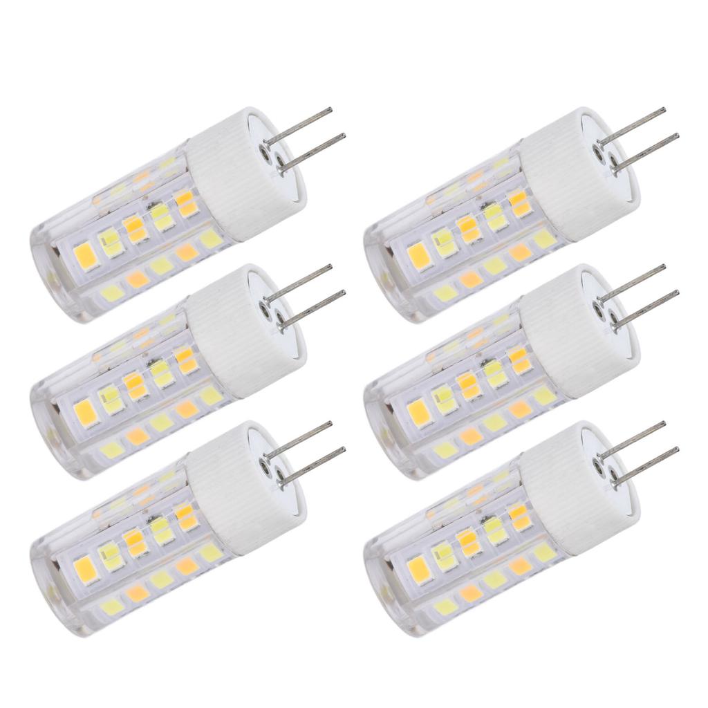 6 Stück G4 Glühbirne 3 Lichtfarben 220V Kleine Deckenlampenbirne Wandlampenbirne für Zuhause Büro